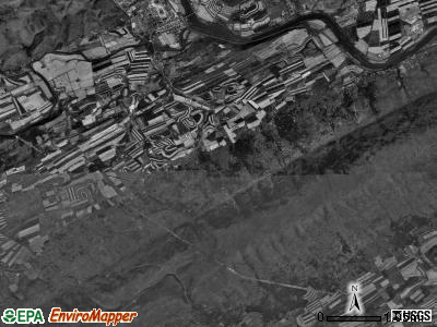 Turbett township, Pennsylvania satellite photo by USGS