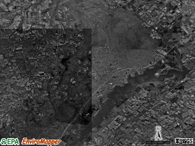Haycock township, Pennsylvania satellite photo by USGS