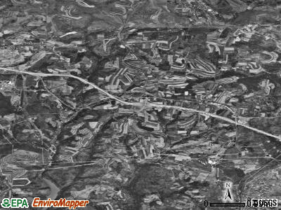 Munster township, Pennsylvania satellite photo by USGS