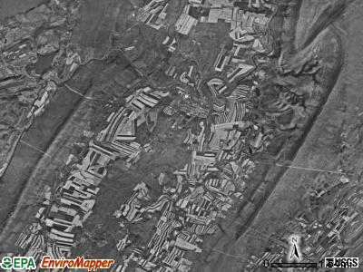 Woodbury township, Pennsylvania satellite photo by USGS
