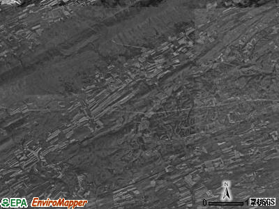 Saville township, Pennsylvania satellite photo by USGS