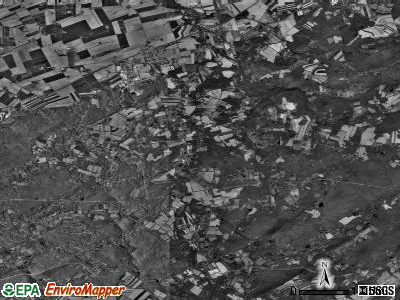 Rockland township, Pennsylvania satellite photo by USGS