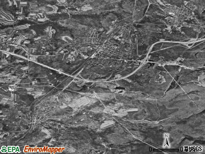 Cresson township, Pennsylvania satellite photo by USGS