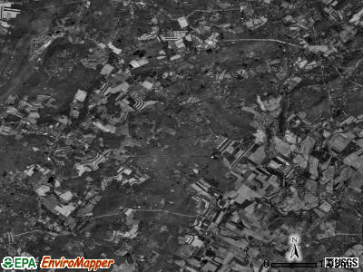 Hereford township, Pennsylvania satellite photo by USGS