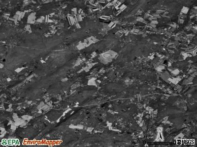 District township, Pennsylvania satellite photo by USGS