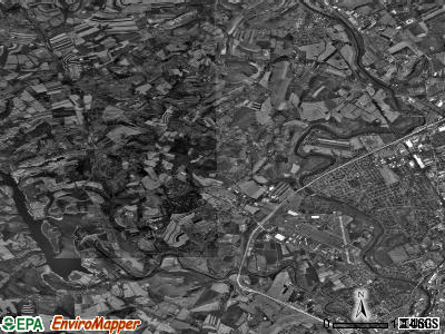 Bern township, Pennsylvania satellite photo by USGS