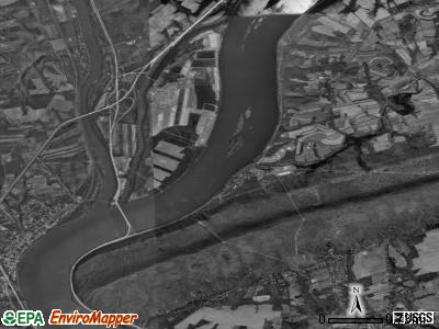 Reed township, Pennsylvania satellite photo by USGS