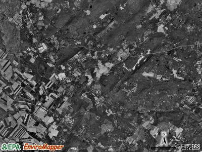 Pike township, Pennsylvania satellite photo by USGS