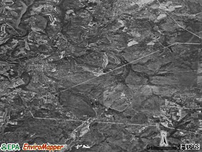 Portage township, Pennsylvania satellite photo by USGS