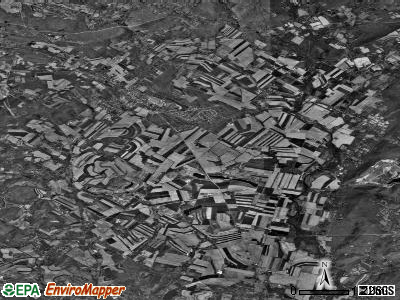Oley township, Pennsylvania satellite photo by USGS