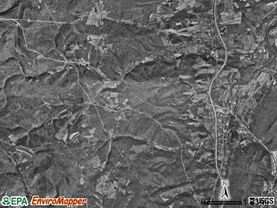 Freedom township, Pennsylvania satellite photo by USGS