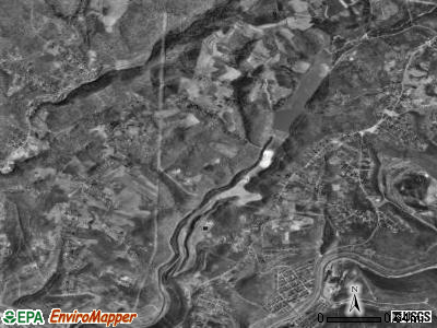 Middle Taylor township, Pennsylvania satellite photo by USGS