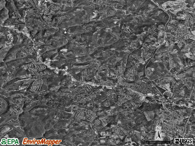 North Huntingdon township, Pennsylvania satellite photo by USGS