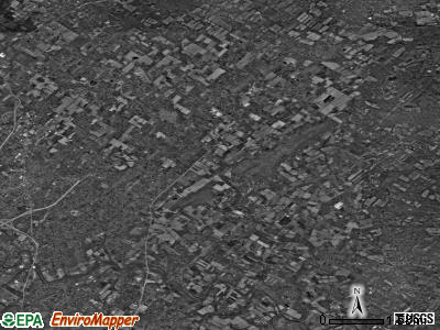 Buckingham township, Pennsylvania satellite photo by USGS