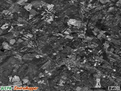 Colebrookdale township, Pennsylvania satellite photo by USGS