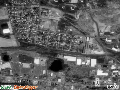West Lebanon township, Pennsylvania satellite photo by USGS