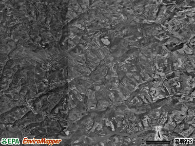 Cross Creek township, Pennsylvania satellite photo by USGS