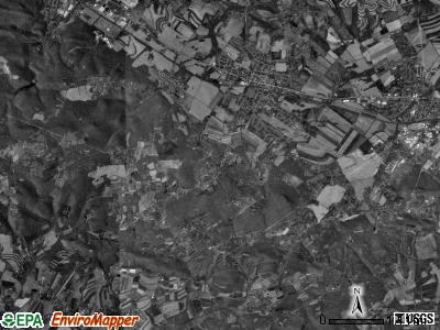 South Heidelberg township, Pennsylvania satellite photo by USGS