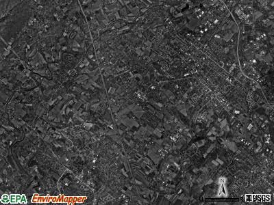 Franconia township, Pennsylvania satellite photo by USGS