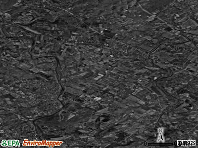 Upper Salford township, Pennsylvania satellite photo by USGS