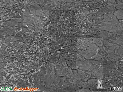 Ligonier township, Pennsylvania satellite photo by USGS