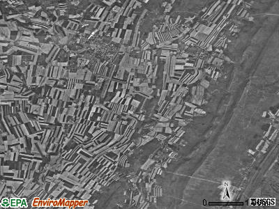 North Woodbury township, Pennsylvania satellite photo by USGS