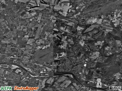Amity township, Pennsylvania satellite photo by USGS