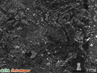 Hatfield township, Pennsylvania satellite photo by USGS