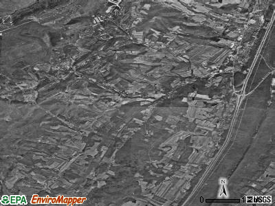 Kimmel township, Pennsylvania satellite photo by USGS