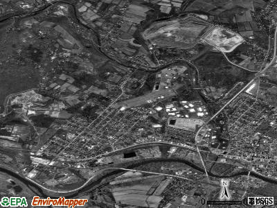 West Pottsgrove township, Pennsylvania satellite photo by USGS