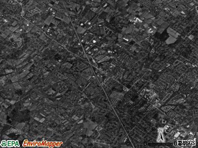 Towamencin township, Pennsylvania satellite photo by USGS