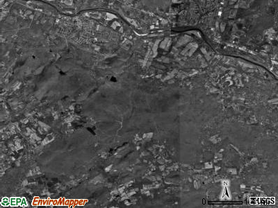 Union township, Pennsylvania satellite photo by USGS