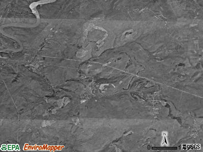 Carbon township, Pennsylvania satellite photo by USGS
