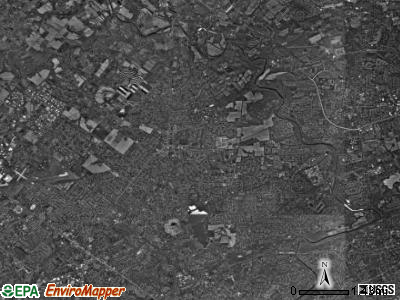 Northampton township, Pennsylvania satellite photo by USGS