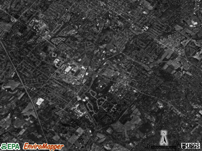 Upper Gwynedd township, Pennsylvania satellite photo by USGS
