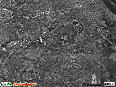 Lower Allen township, Pennsylvania satellite photo by USGS