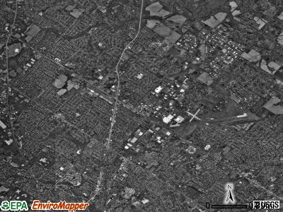 Warminster township, Pennsylvania satellite photo by USGS