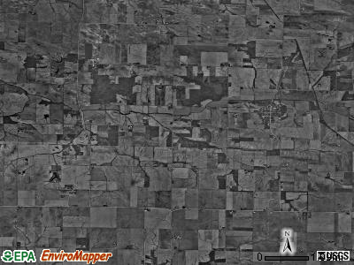 Weller township, Illinois satellite photo by USGS