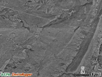 Wood township, Pennsylvania satellite photo by USGS