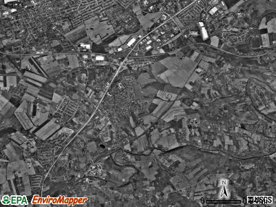 Upper Allen township, Pennsylvania satellite photo by USGS