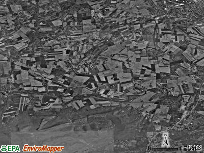 Monroe township, Pennsylvania satellite photo by USGS