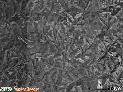Blaine township, Pennsylvania satellite photo by USGS