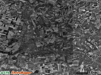 Warwick township, Pennsylvania satellite photo by USGS