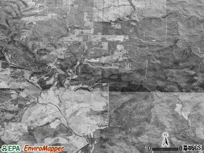 Davidson township, Arkansas satellite photo by USGS
