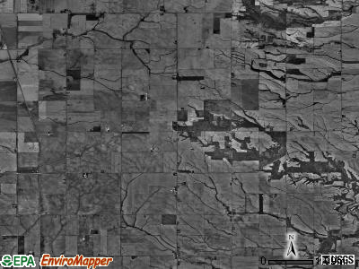 Milo township, Illinois satellite photo by USGS