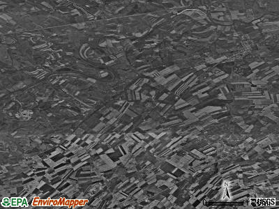 North Newton township, Pennsylvania satellite photo by USGS