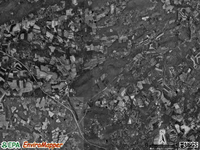East Nantmeal township, Pennsylvania satellite photo by USGS