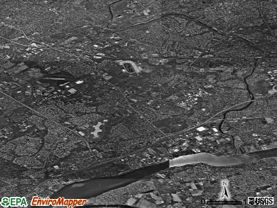 Bensalem township, Pennsylvania satellite photo by USGS