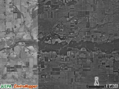 Momence township, Illinois satellite photo by USGS