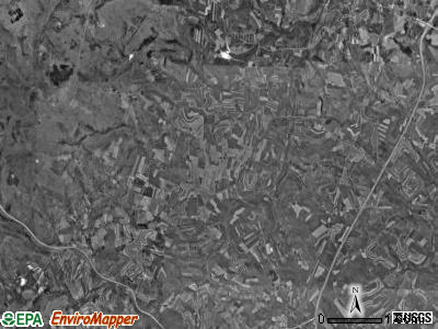 Lincoln township, Pennsylvania satellite photo by USGS